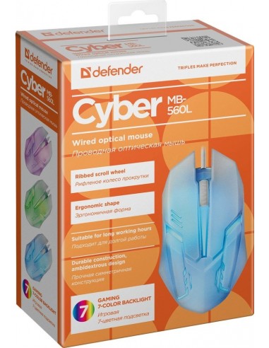 Mysz przewodowa Defender Cyber MB-560L