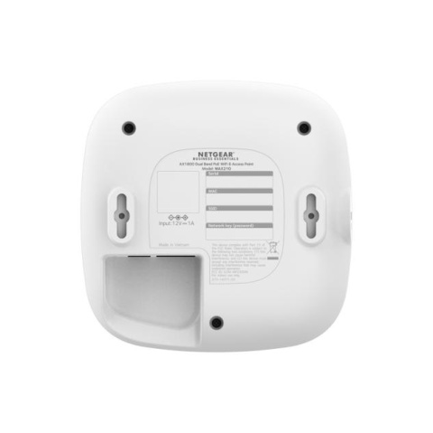NETGEAR Wireless Access Point (WAX210) - WiFi 6 Dual Band with AX1800 Speed 1 x 1G PoE 802.11ax WPA3 NETGEAR Wireless Access Point (WAX210) - WiFi 6 Dual Band with AX1800 Speed 1 x 1G PoE 802.11ax WPA3
