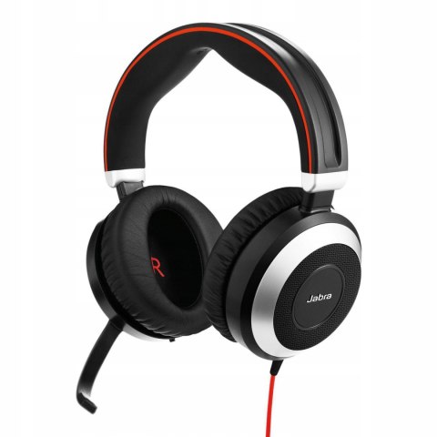 Słuchawki przewodowe nauszne Call center / Biuro Jabra Evolve 80 Stereo MS Słuchawki przewodowe nauszne Call center / Biuro Jabra Evolve 80 Stereo MS