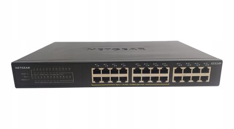 Switch niezarządzalny Netgear GS324P 24 porty Switch niezarządzalny Netgear GS324P 24 porty