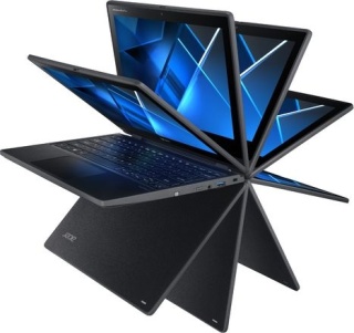 Acer TravelMate Spin B3, Intel Pentium Silver N5030, 4GB RAM, DYSK 120GB SSD, FHD Touch, WINDOWS 11 PRO