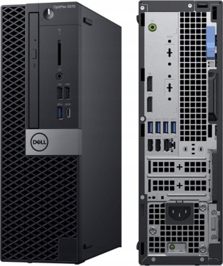 Dell OptiPlex 5070 SFF, I5-9500, 8GB RAM, DYSK 240GB SSD, DVD-RW, INTEL, WINDOWS 11 PRO