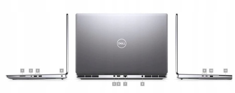 Dell Precision 7750, Intel Xeon W-10885M, 128GB, DYSK SSD 1TB, NVIDIA Quadro RTX 5000, Windows 11 Pro
