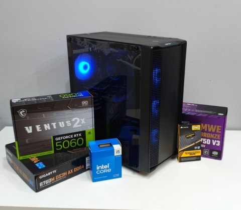 Komputer ZAR-KOM ProGamer Intel Core i5-14400F RTX 5060 1TB NVMe 32 GB RAM Windows 11 Pro
