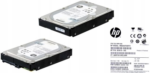 Dysk HP 575057-001 2TB 3,5" SAS 7200RPM Dysk HP 575057-001 2TB 3,5" SAS 7200RPM